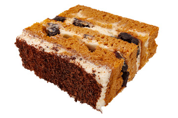 honey cake slice