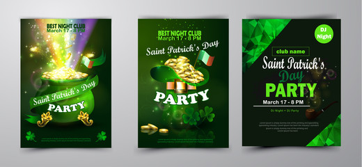 St. Patrick s Day poster. Vector illustration