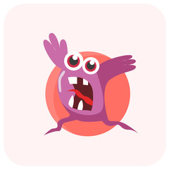 purple_monster_characters_shout