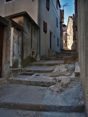Fototapeta na wymiar Old Street in Primošten, Croatia