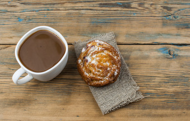 Delicious orange muffins for breakfast.