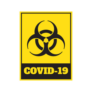 Alert danger signage COVID19 corona virus