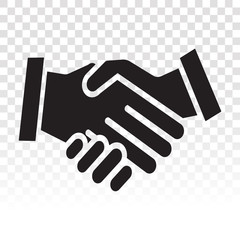 Business agreement handshake icon for application and website