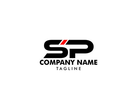 Initial Letter SP Logo Template Design