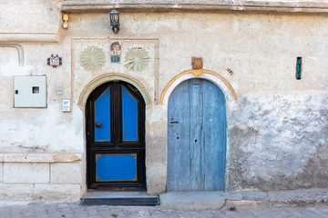 old wooden doors