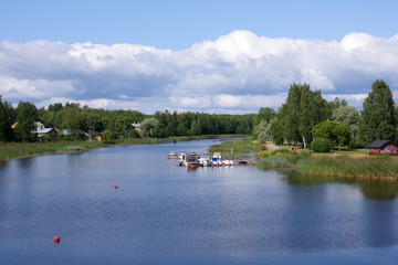Fleuve à Porvoo, Finlande