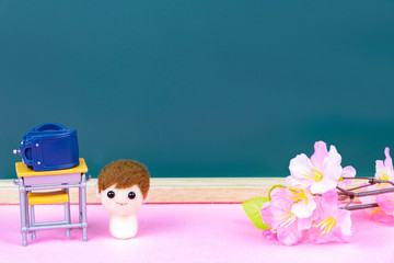 入学イメージ　小学1年生　春イメージ