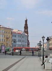 Naklejka premium Russia Kazan city street photography