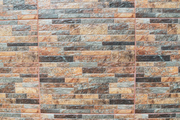 Brown old brick of wall.