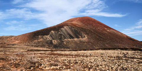 Volcán Calderón Hondo en Canarias, Fuerteventura