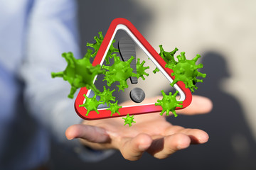 epidemic coronavirus 2019-nCoV, Novel Coronavirus Alert outbreak . Virus Covid 19-NCP. Spread of...