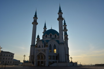 Fototapeta na wymiar Russia Tatarstan Kazan city street