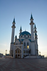 Fototapeta na wymiar Russia Tatarstan Kazan city street