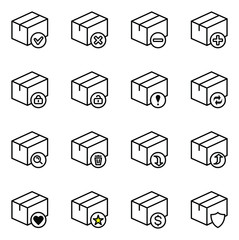 set of icons