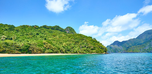 Beach of so called "Helicopter Island", next to El Nido, Palawan, Philippines
