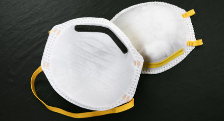 Anti virus protection mask ffp2 standart to prevent corona COVID-19 infection