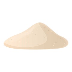 Sugar product icon. Cartoon of sugar product vector icon for web design isolated on white background