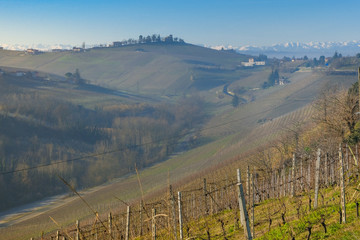 the panorama of Langhe