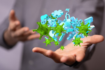 epidemic coronavirus 2019-nCoV, Novel Coronavirus Alert outbreak . Virus Covid 19-NCP. Spread of...