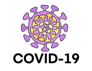 Coronavirus illustration for covid-19 pandemic virus
