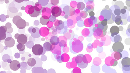 Abstract background with circles. Bokeh effect brush. Abstract colorful bokeh on white background