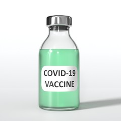 Covid-19 vaccine concept. Coronavirus therapy.