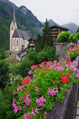 Fototapeta na wymiar Heiligenblut Resort,Austria, Europe