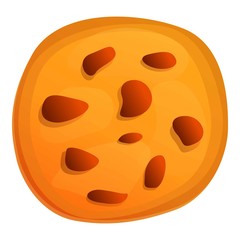 Kitchen cookie icon. Cartoon of kitchen cookie vector icon for web design isolated on white background