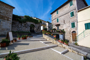 Fototapeta premium Bagni San Filippo, Toskana, Italien