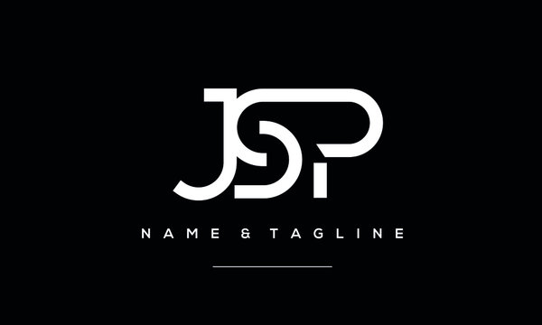 Alphabet letter icon logo JSP