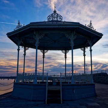 Pagoda in the early morning, Dun Laoghaire, Dublin, Ireland