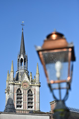Naklejka premium Belgique Hainaut Enghien Edingen eglise décanale