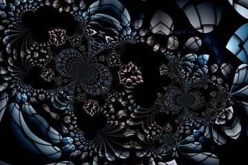 Beautiful abstract pattern, background with various form effect