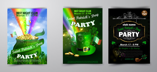 St. Patrick s Day poster. Vector illustration