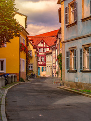 Fototapeta na wymiar Old city in Germany. Travel in Europe.