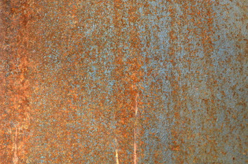 Rostige Metallfläche