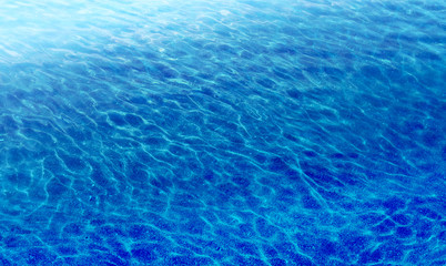 Photo background blue transparent sea water