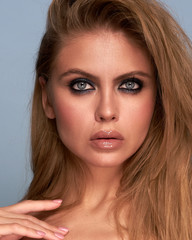 Fototapeta premium Beauty Close up Make up Fashion Model Girl Woman