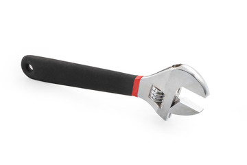 adjustable wrenches wide mouth wrench isolated on white