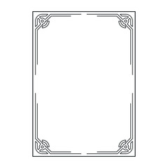 vector image, decorative ornamental frame, original design