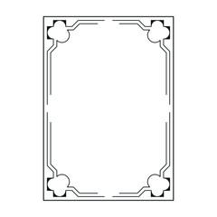 vector image, decorative ornamental frame, original design
