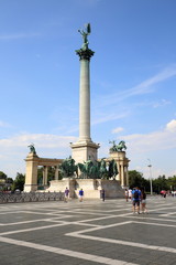 Fototapeta na wymiar Plac Bohaterów w Budapeszcie