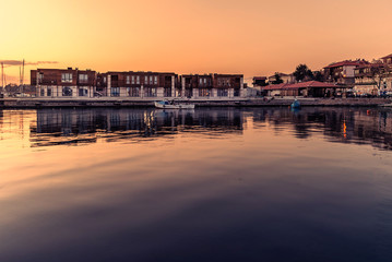 Obraz premium sunset over sea, Nesebar