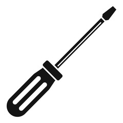 Line phone screwdriver icon. Simple illustration of line phone screwdriver vector icon for web design isolated on white background