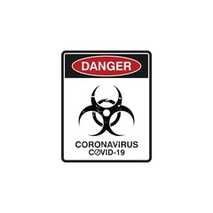 danger Coronavirus  Covid-19