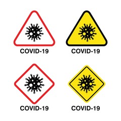 Obraz premium niebezpieczeństwo Coronavirus Covid-19