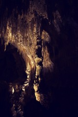 Rock Formations inside Carlsbad Carven in New Mexico