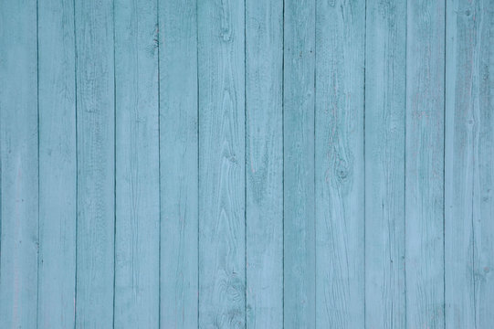 Old Blue Wooden Wall Texture