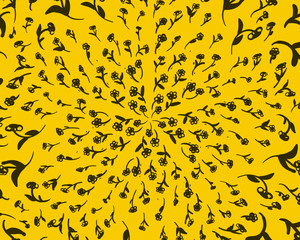 flover background, pattern, love, hearts, warmth