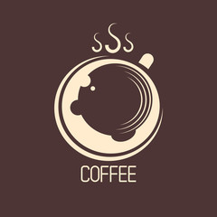 Coffee design Vector Suitable For Greeting Card, Poster Or T-shirt Printing.
